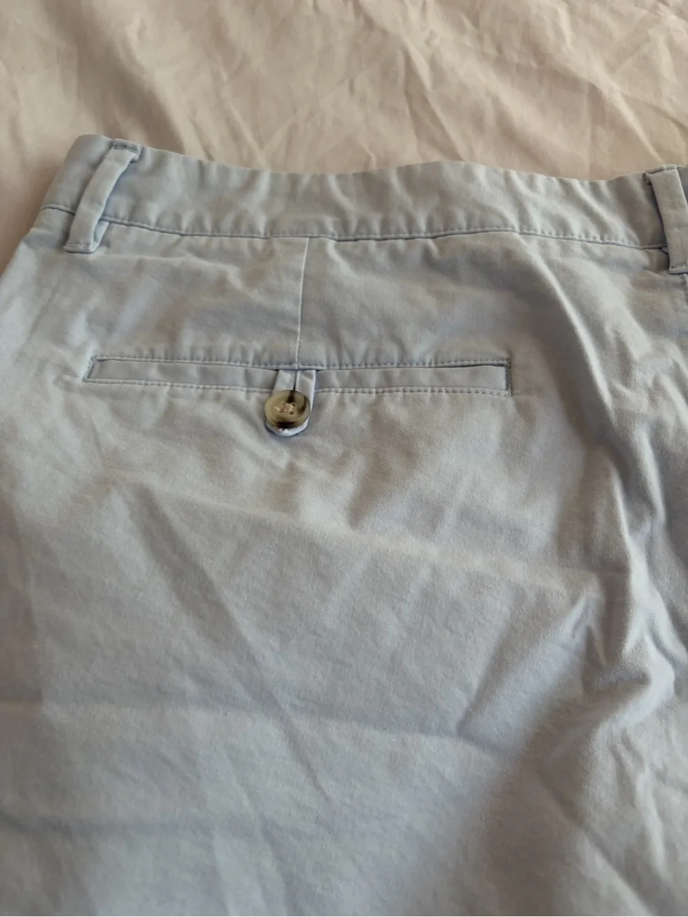 Bonobos Light Blue Flat-Front Cotton Shorts Size 38